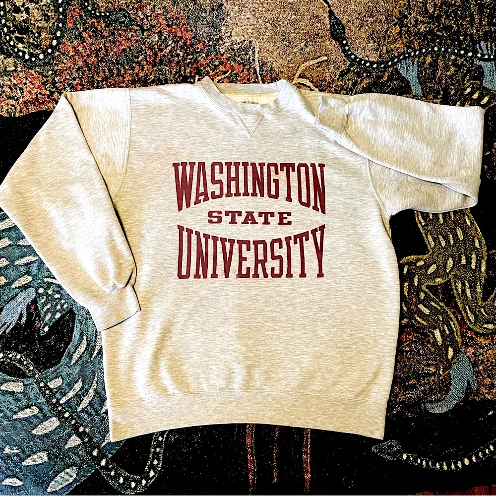 Vintage Washington State Cougars Crewneck Sweatshirt XL Gear Pro Cotton Reverse